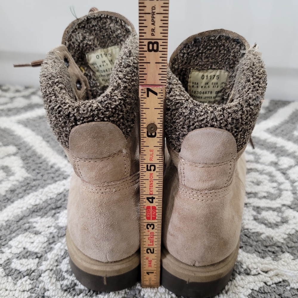 Wolverine Taupe Hiking Work Boot Size 6.5 - image 6